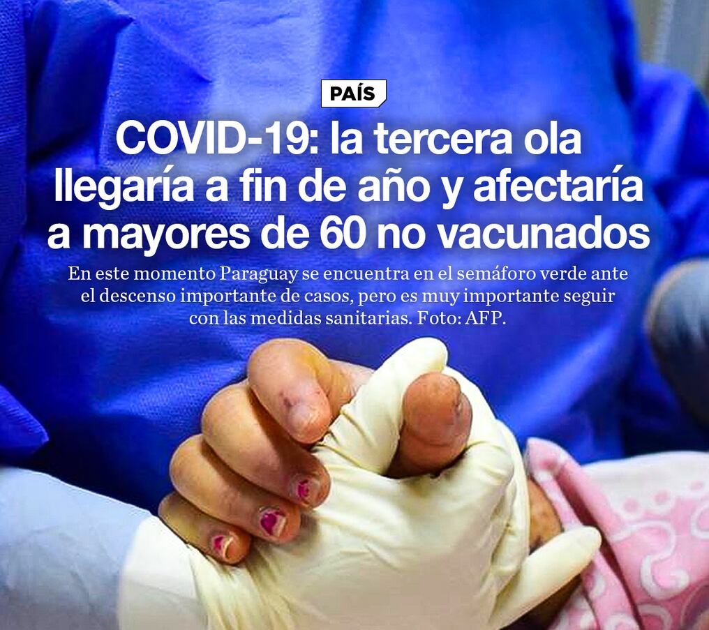 COVID-19: la tercera ola llegaría a fin de año y afectaría a mayores de 60 no vacunados