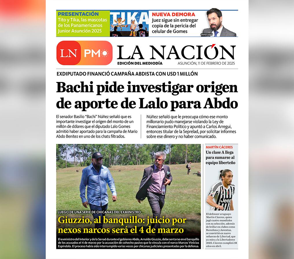 LN PM: edición mediodía del 11 de febrero