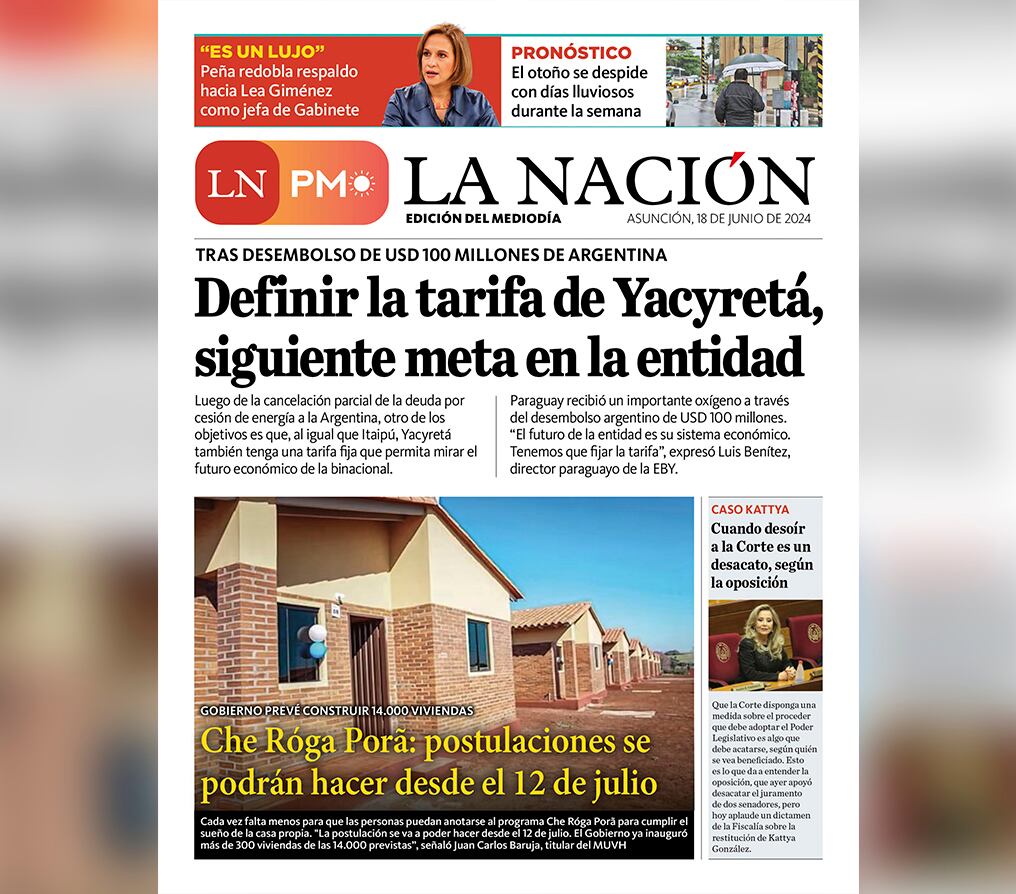 LN PM: edición mediodía del 18 de junio
