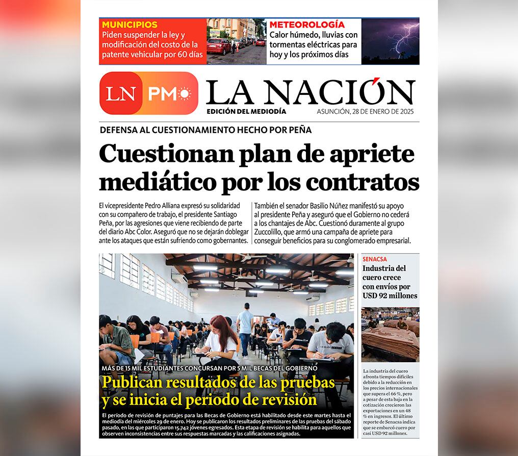 LN PM: edición del 28 de enero