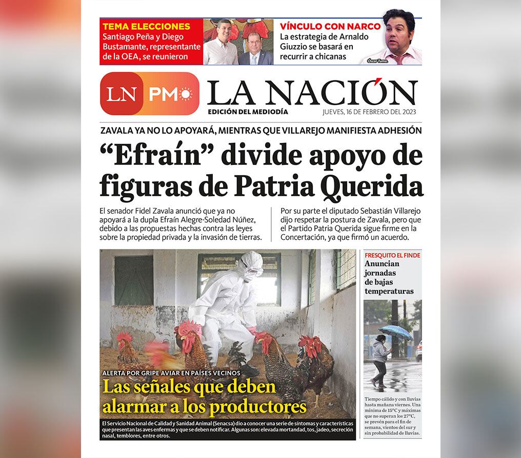 LN PM: edición mediodía del 16 de febrero 