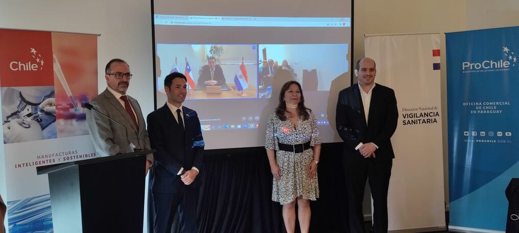 Dinavisa de Paraguay, y el Instituto de Salud Pública de Chile, firmaron acuerdo de cooperación para la asistencia técnica-científica a través del intercambio de información. Foto: Álvaro Rojas, GEN/Nación Media.