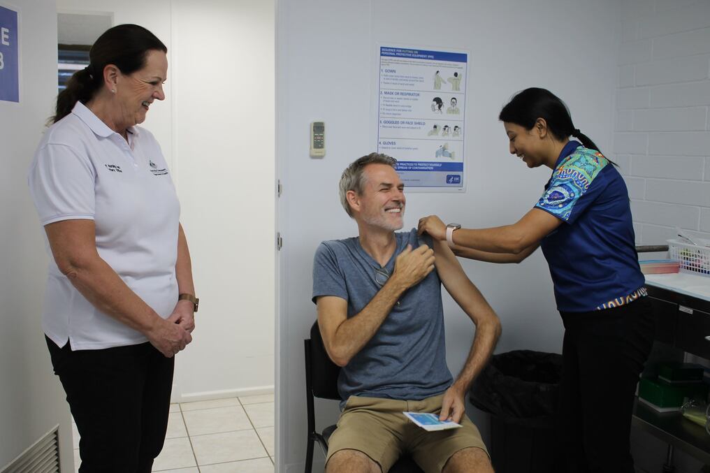 Por ahora, solo un 14% de sus 25 millones de ciudadanos está completamente vacunado. Foto: healthgovau.