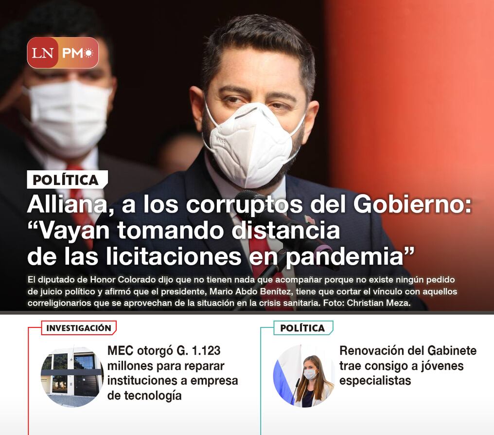 LN PM: Las noticias más relevantes de la siesta del 8 de marzo 