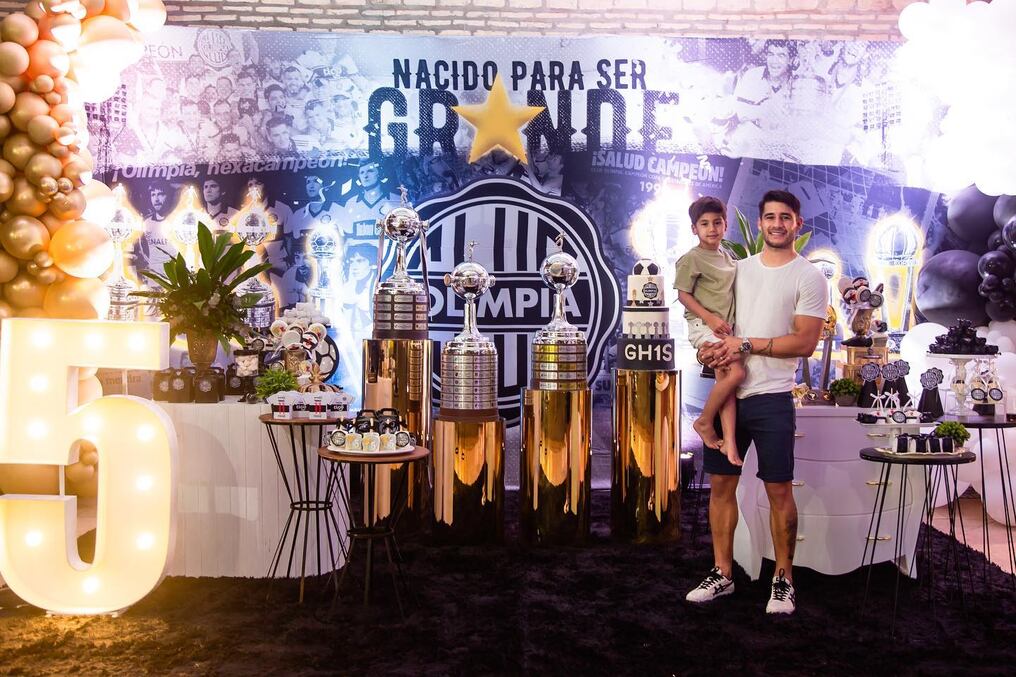 Se trata del hijo de Iván Torres y Vita Aranda, quien cumplió cinco años de vida y lo celebró con una fabulosa fiesta de temática Olimpia. Foto: Gentileza.