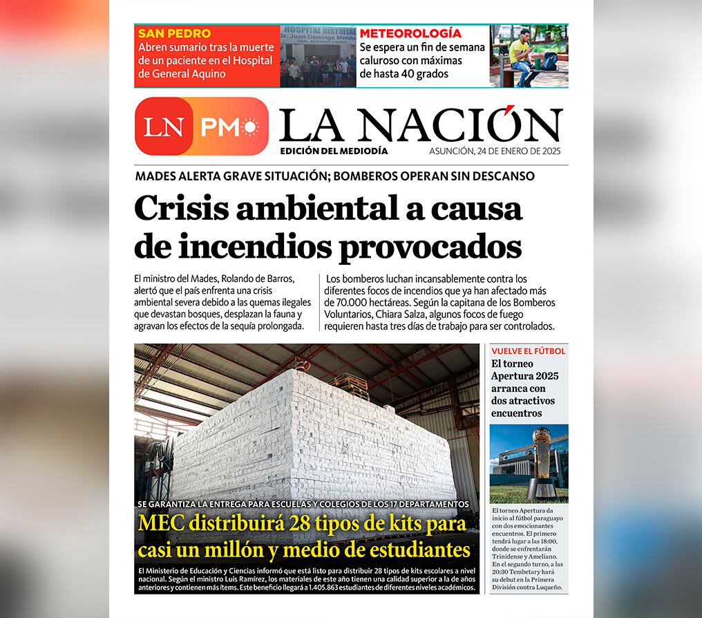 LN PM: edición del 24 de enero