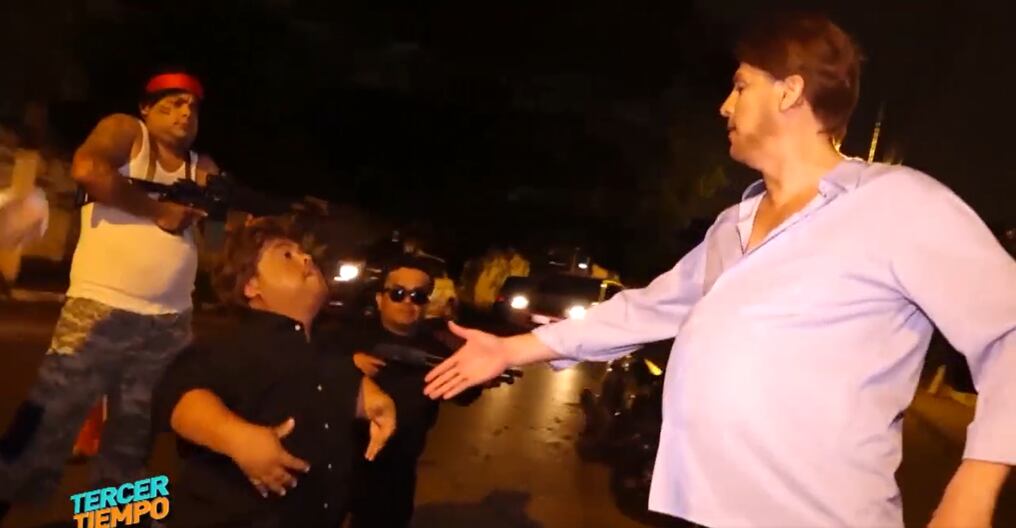 Parodian del enfrentamiento entre Eduardo "Pipó" Dios y el diputado Colym Soroka. Foto: Captura de pantalla.