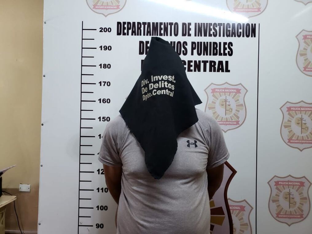 La fuga tuvo lugar en el departamento de Investigaciones de la Policía Nacional de Central en la madrugada de este martes. Foto: Gentileza.