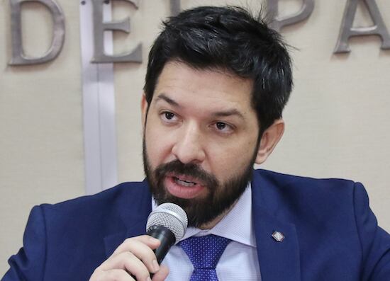 La Asociación de Agentes Fiscales respalda el trabajo del representante del Ministerio Público Osmar Legal, enjuiciado por mal desempeño en sus funciones en el caso Imedic SA. Foto: Nadia Monges.