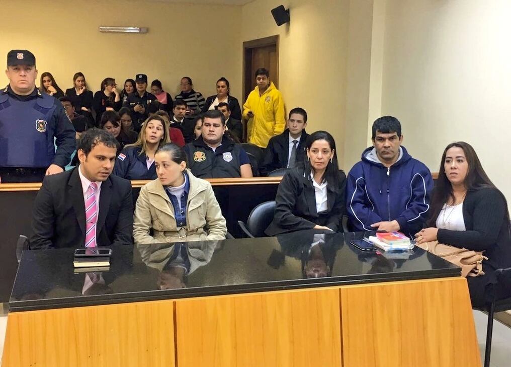 Ninfa Morales (con chaqueta beige) fue condenada a 22 años de cárcel. Foto: Ministerio Público.