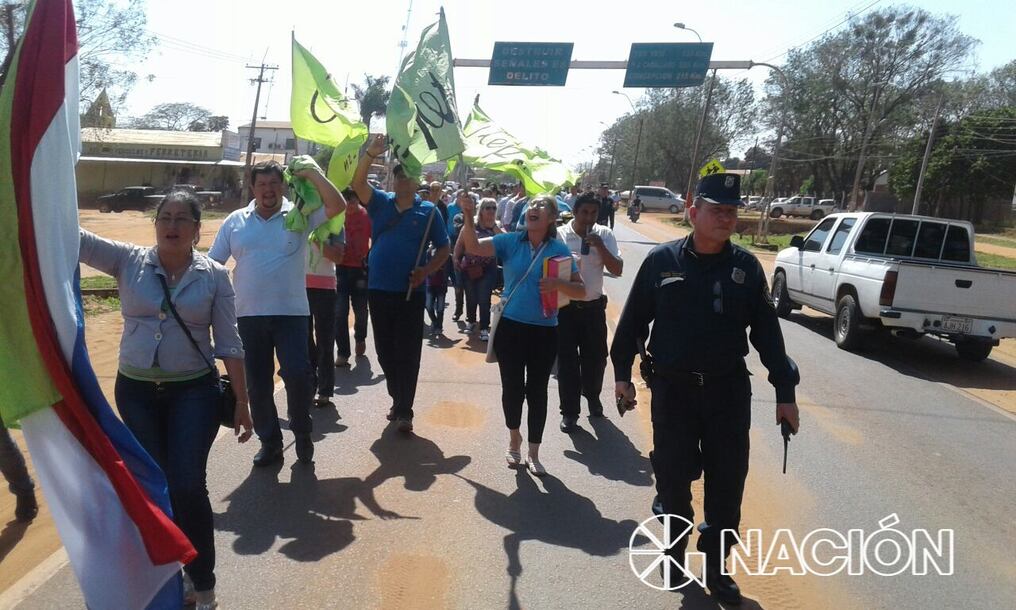 En todos los lugares las movilizaciones se realizaron sin incidentes. Foto: Lorenzo Agüero