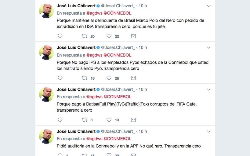Chila no se guardó nada, pero tampoco obtuvo respuestas.