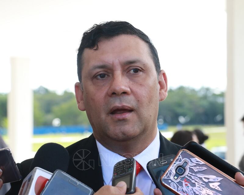 Víctor Bogado, senador colorado. Foto: Pánfilo Leguizamón. 