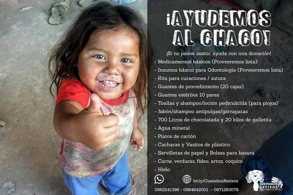 “¡Ayudemos al Chaco!”, campaña solidaria invita a visitar a la comunidad Toba