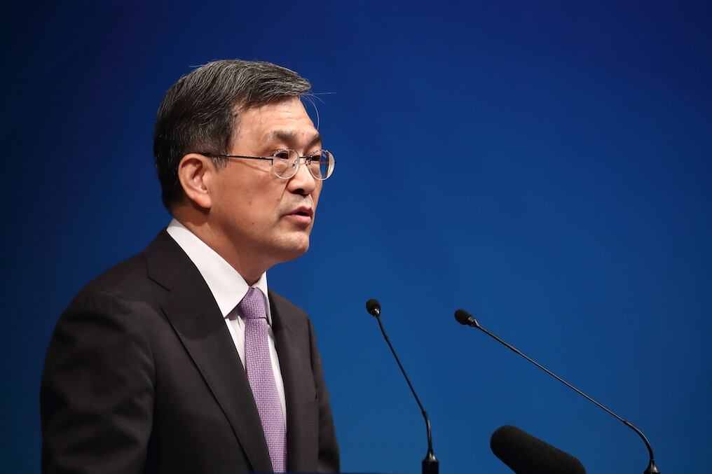Kwon Oh-Hyun, responsable del espectacular desempeño de la empresa en el negocio de los semiconductores, dijo que la compañía enfrenta una "crisis sin precedentes". AFP. 