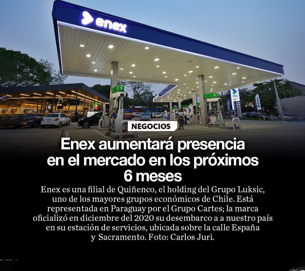 Enex aumentará presencia en el mercado en los próximos 6 meses