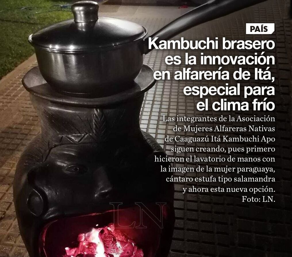 Kambuchi brasero es la innovación en alfarería de Itá, especial para el clima frío