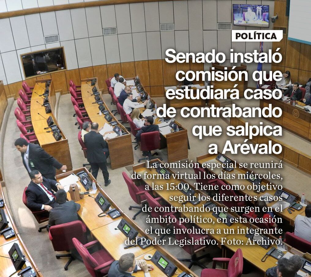 Senado instaló comisión que estudiará caso de contrabando que salpica a Arévalo