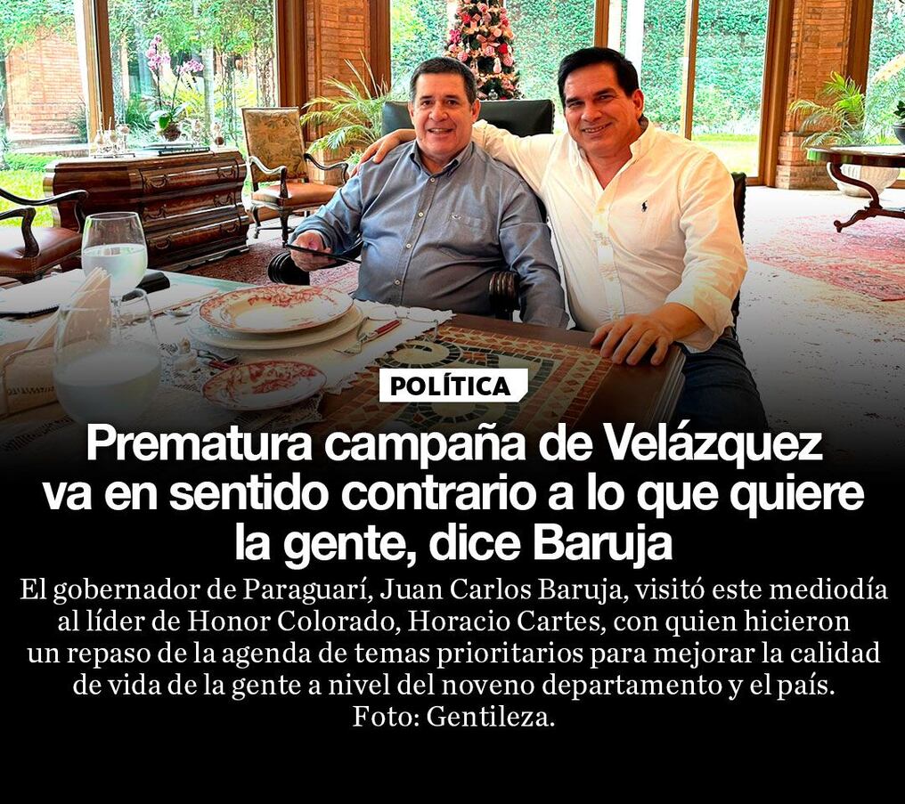 Prematura campaña electoral de Velázquez va en sentido contrario a lo que la gente quiere, sostuvo Baruja
