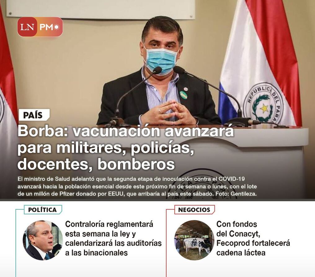 LN PM: Las noticias más relevantes de la siesta del 6 de julio