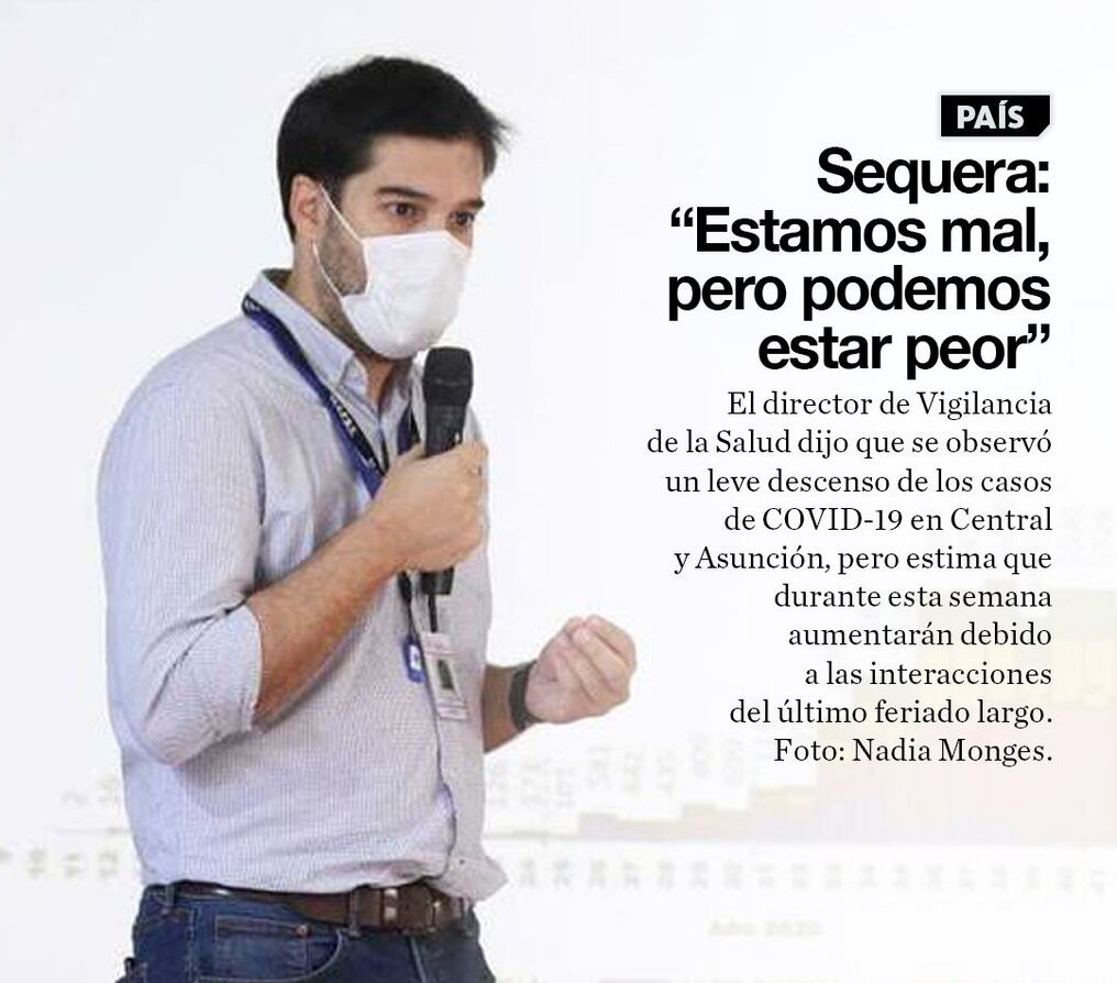 Sequera: “Estamos mal, pero podemos estar peor”