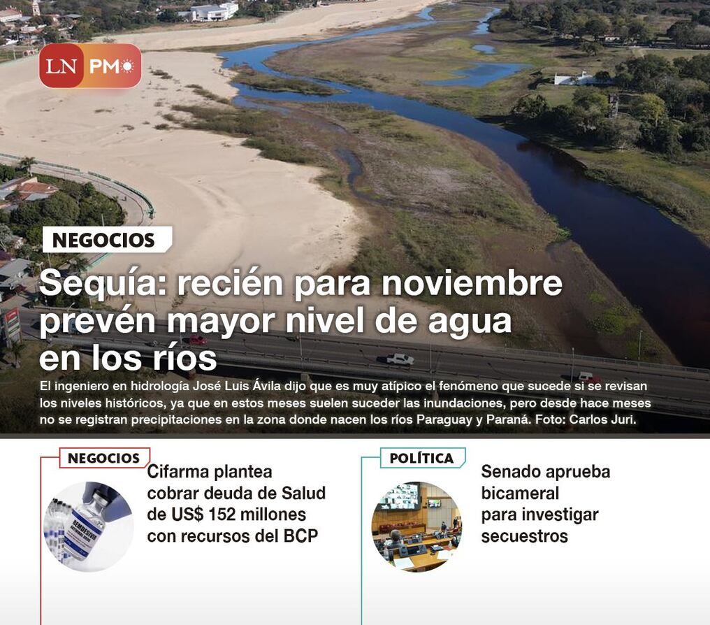 LN PM: Las noticias más relevantes de la siesta del 2 de agosto