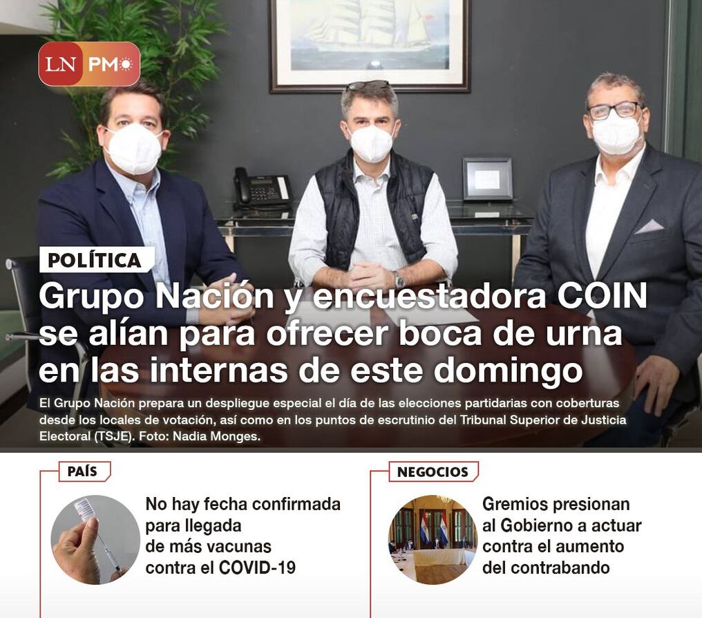 LN PM: Las noticias más relevantes de la siesta del 15 de junio