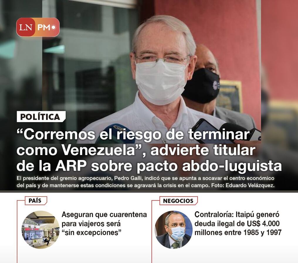 LN PM: Las noticias más relevantes de la siesta del 19 de julio 