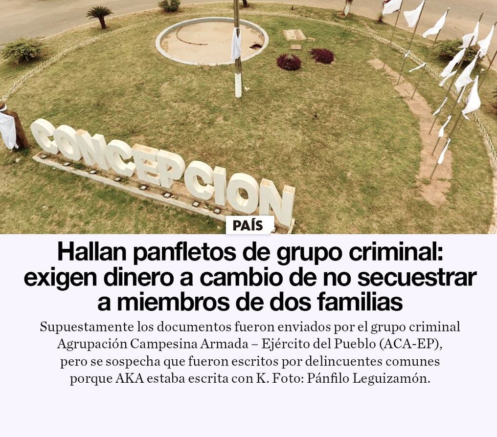 Hallan panfletos de grupo criminal: exigen dinero a cambio de no secuestrar a miembros de dos familias