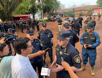 La Policía de Alto Paraná está en emergencia por seguridad Foto: Gustavo Galeano