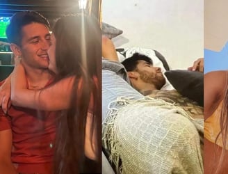 Las fotos de Iván Torres durmiendo en el sofá de una joven instagramer, Majo Cubero, alimentaron rumores de infidelidad a su actual novia, Stephanie Ríos.