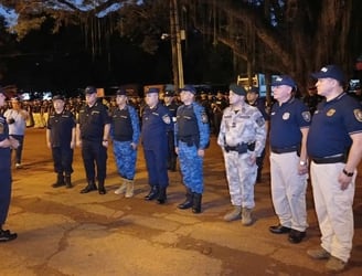 El viernes se produjo el arribo de un grupo de 200 efectivos policiales a Alto Paraná. Foto: archivo.