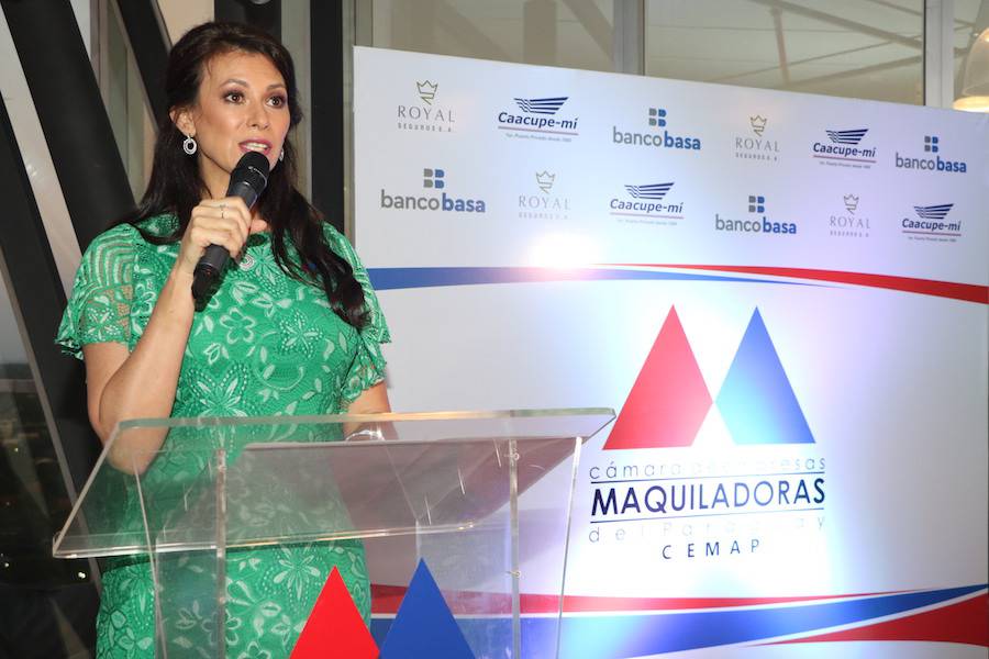 Carina Daher, actual presidenta de la Cámara de Empresas Maquiladoras del Paraguay (Cemap). Foto: Archivo.