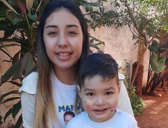 Milán Alexander, de solo 4 años, es oriundo de Mariano Roque Alonso, tiene diagnóstico de miocardiopatía dilatada y se encuentra en lista de espera por un corazón. Foto: Archivo.