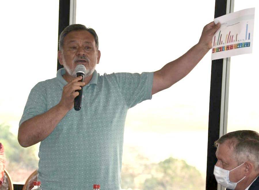 El senador
Sixto
Pereira,
del Frente
Guasu,
hace un
llamado
a seguir
insistiendo
en la caída
del Poder
Ejecutivo
como parte
de “un plan
de emergencia”. (foto: gentileza)