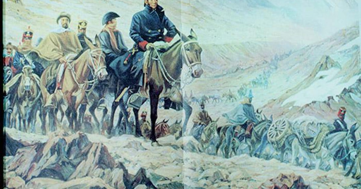 La Nación / Cómo se preparó el general San Martín para el cruce de Los Andes