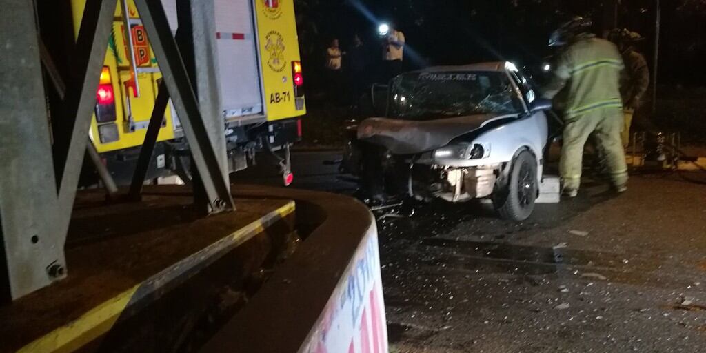 La Nación / Accidente deja heridos en San Lorenzo