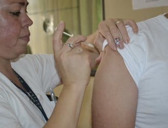 La vacunación registra una baja convocatoria.