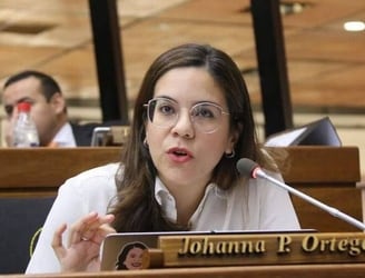 Johana Ortega, diputada. Foto: Archivo