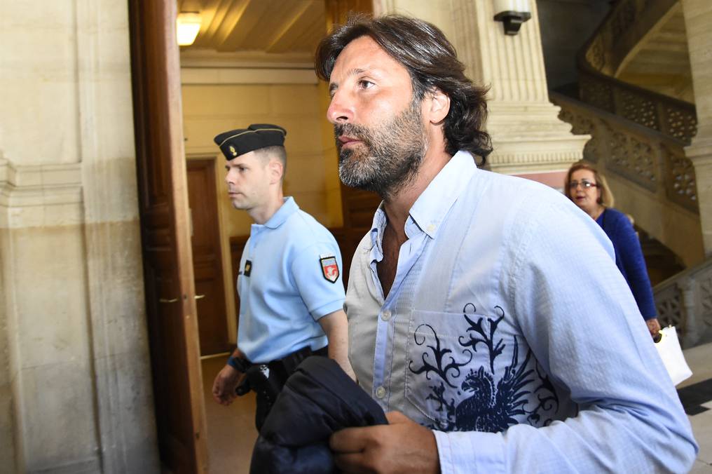 Arnaud Mimran llegando al juzgado de París el 7 de julio de 2016. Foto: AFP. 